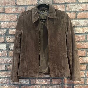 Brown Suede Women's Jacket